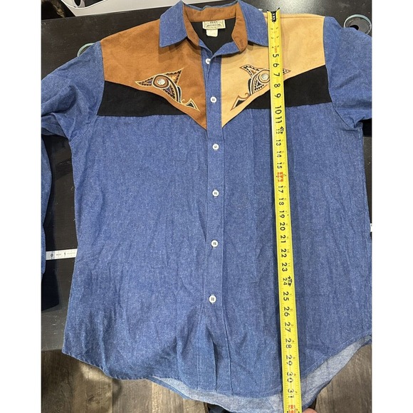 Vintage 1849 Authentic Ranchwear USA Size Medium Large Rodeo Navajo Western - Picture 11 of 11